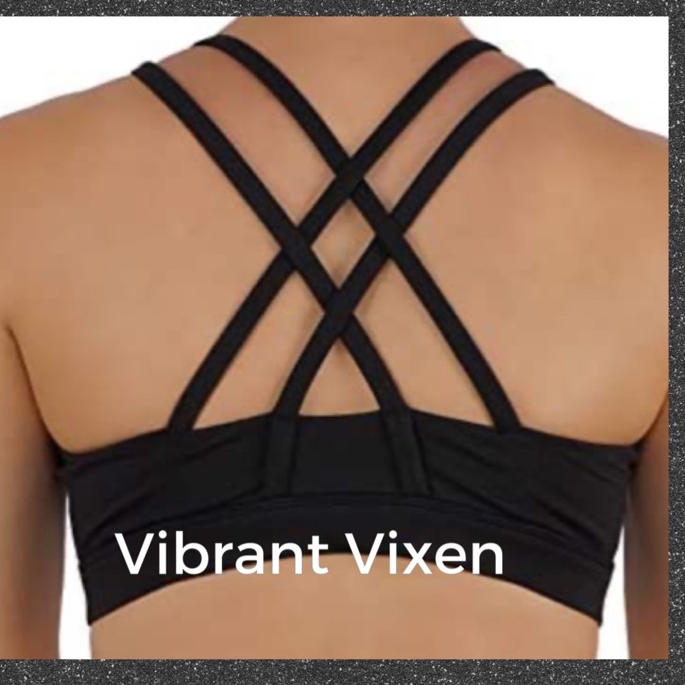 Vibrant Vixen Women’s Yoga Sports Top -Size L